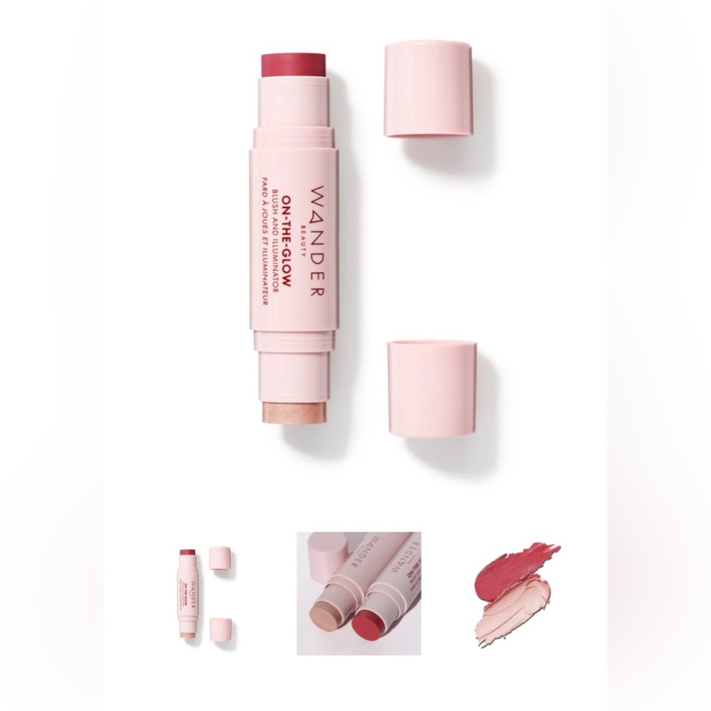New MRSP $38 Wander Beauty Blush Highlighter Duo in Strawberry Fields